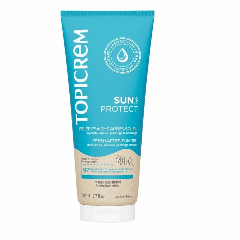 TOPICREM SUN PROT GELEE FRAICHE AP-SOL 200ML