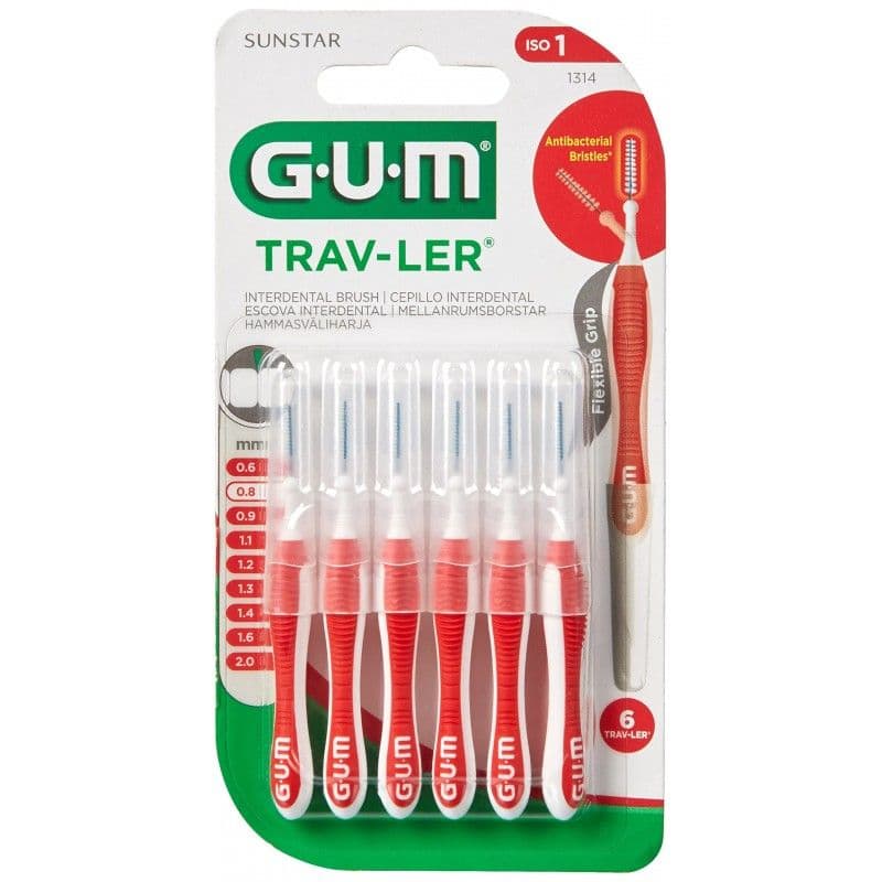 GUM INTERDENTAIRE TRAVLER 0,8 X4